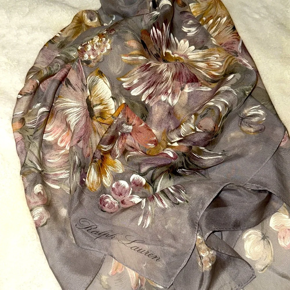 Ralph Lauren Multicolor Floral‎ Duvet Cover 34'x34'